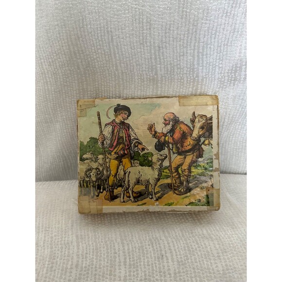 Childrens Vintage6 wood block puzzlesCzechoslovakia M. Fischerova Kveckova